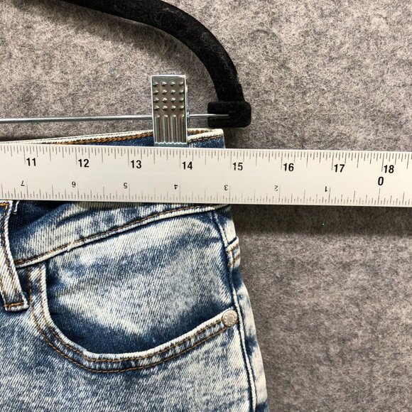 Guess Denim Skinny Jean Womens 30 Acid Wash High Rise Logo Butt Stretch - Picture 7 of 12